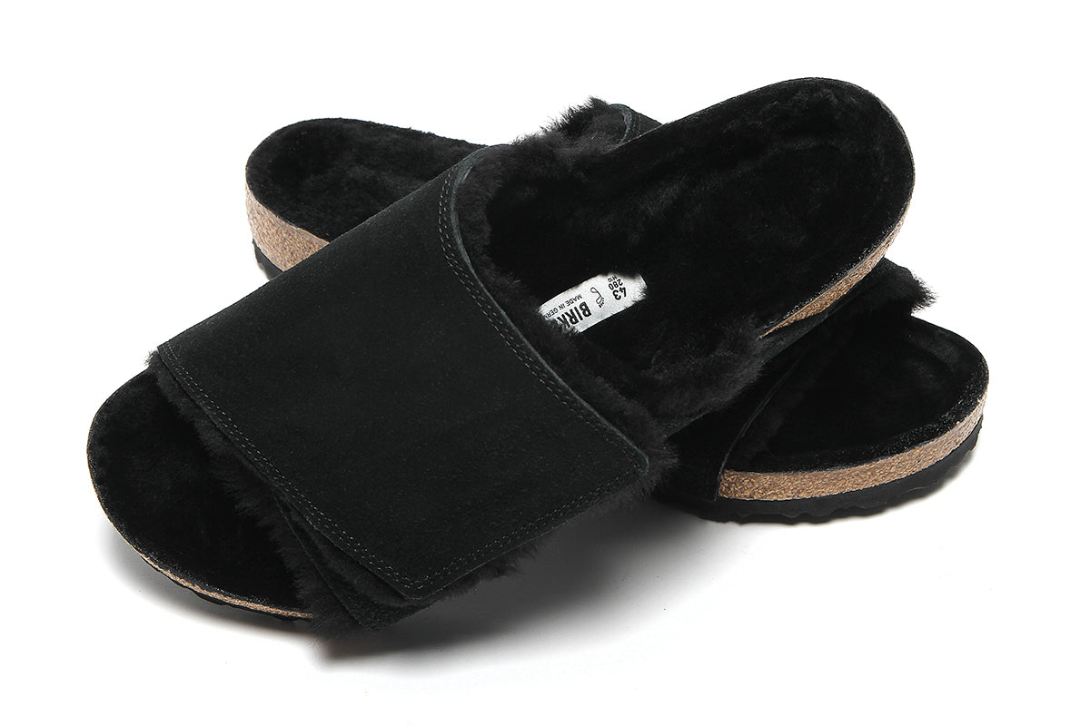 Birkenstock - Solana Shearling
Style # 1032416
Color : Black