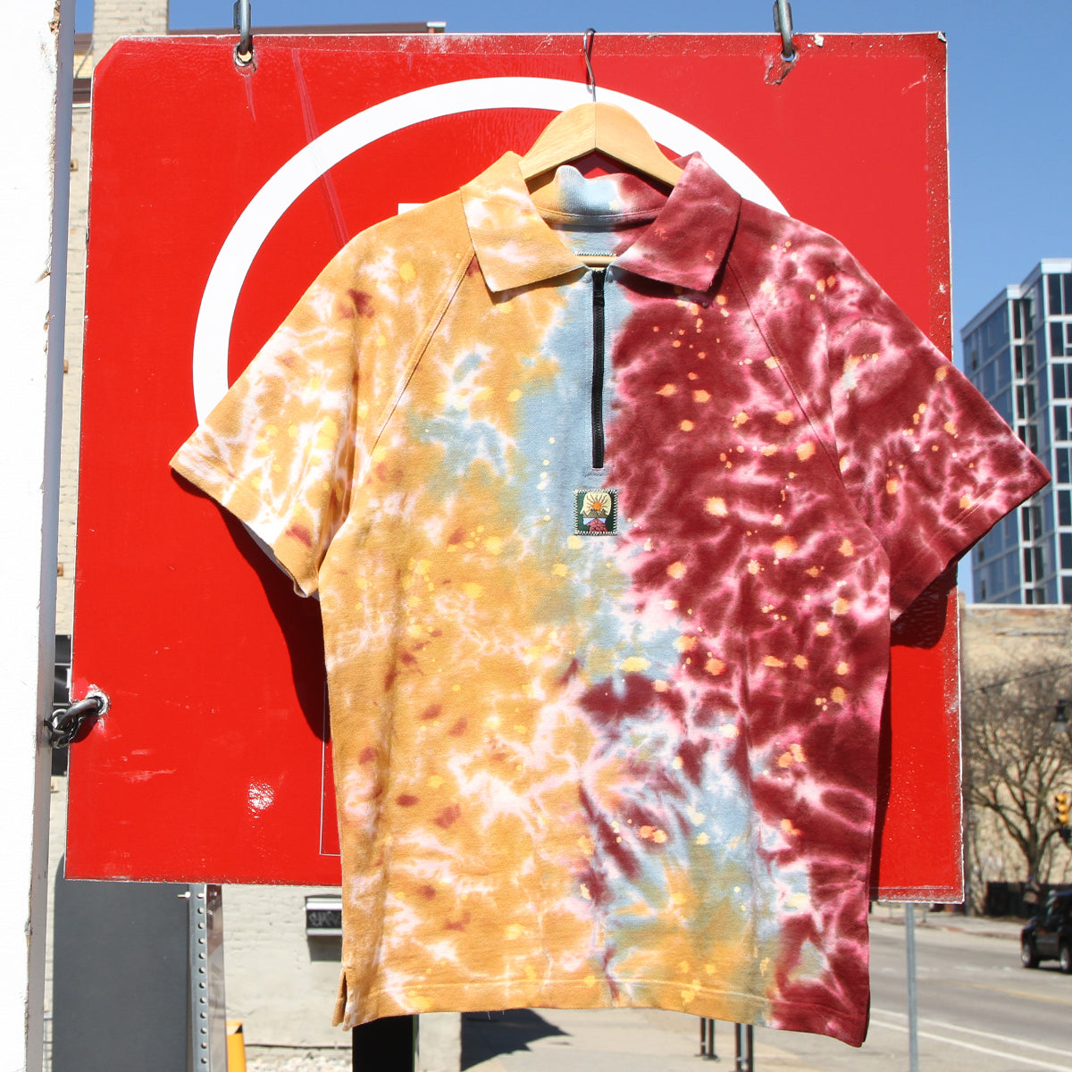 Brain Dead - Dyed S/S Boxed Pique Polo
Color : Terracotta