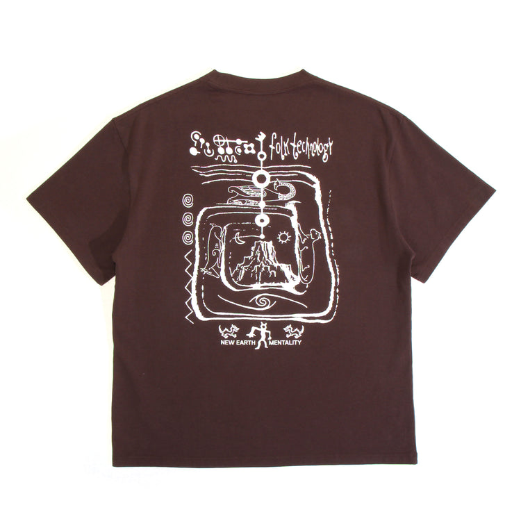 Brain Dead - Ancient Knowledge T-Shirt
Color : Berry