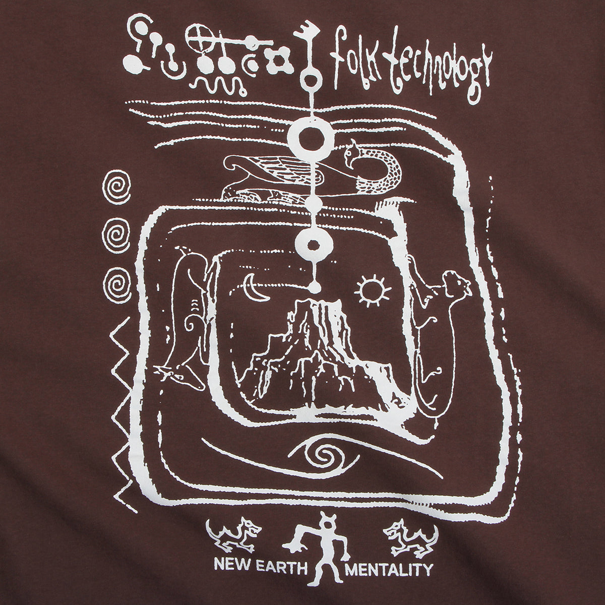 Brain Dead - Ancient Knowledge T-Shirt
Color : Berry