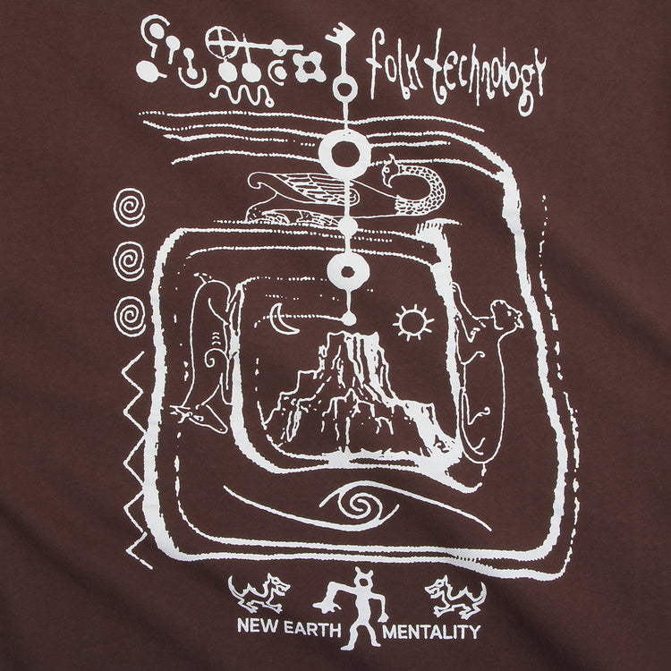 Brain Dead - Ancient Knowledge T-Shirt
Color : Berry