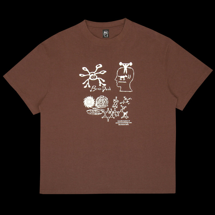 Brain Dead - Ancient Knowledge T-Shirt
Color : Berry
