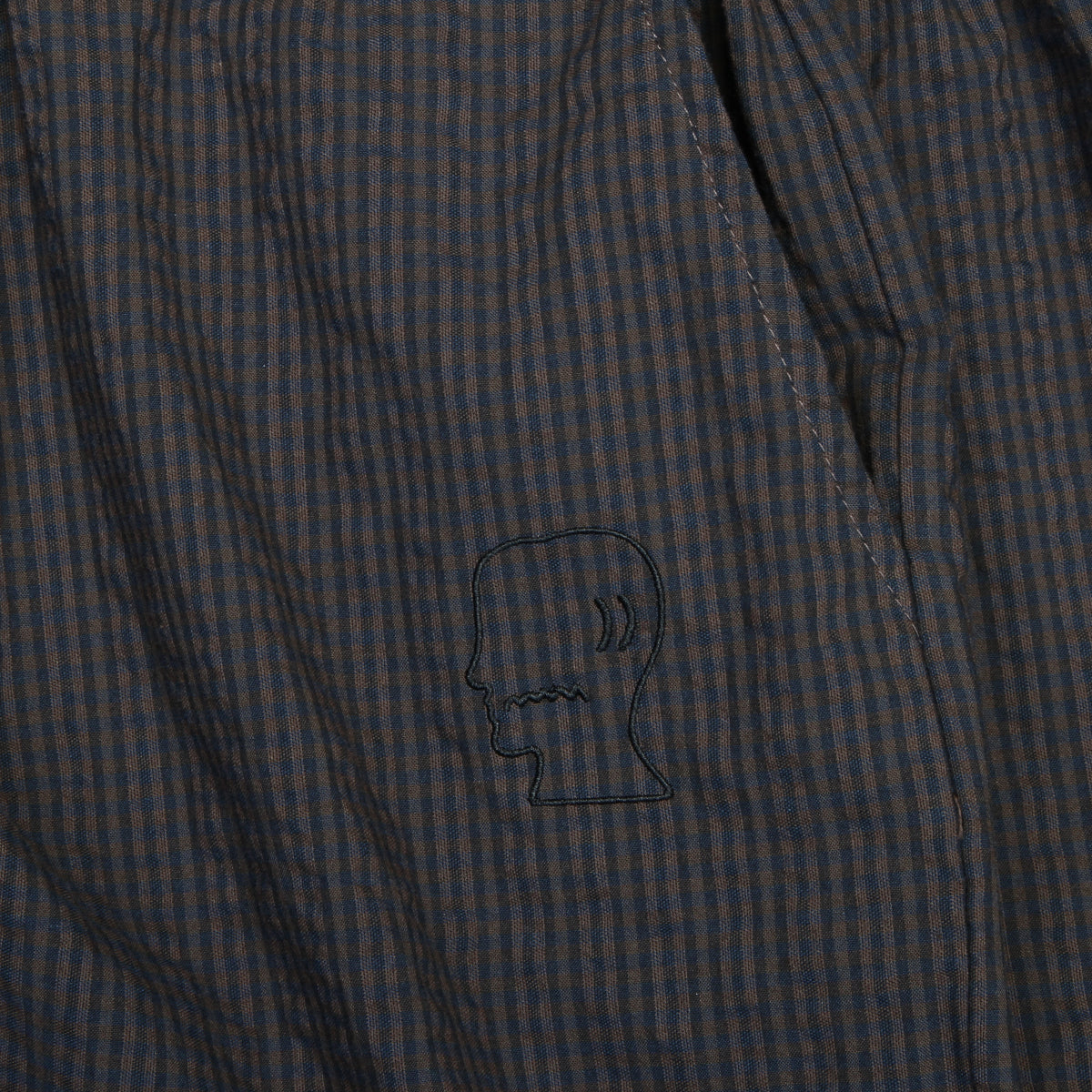 Brain Dead - Gingham Short
Color : Black