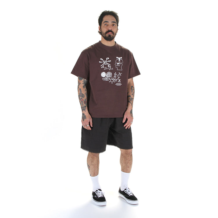 Brain Dead - Gingham Short
Color : Black