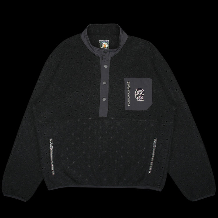 Brain Dead - Hole Mock Neck Pullover
Color : Black