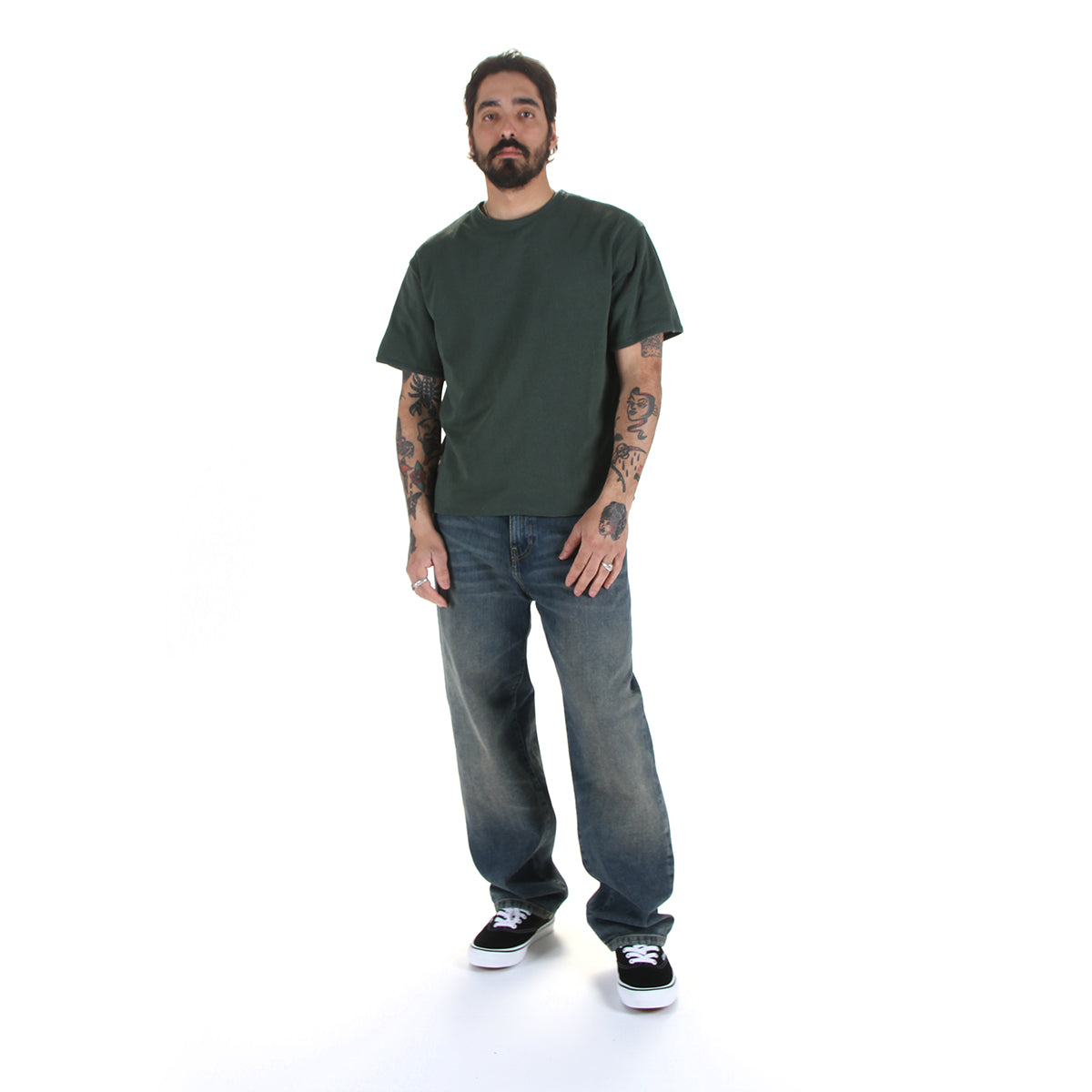 Brain Dead - Reversible T-Shirt
Color : Forest
