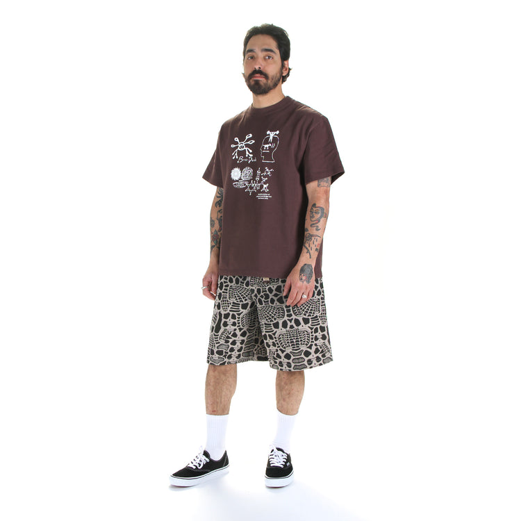 Brain Dead - Skull Climber Short
Color : Natural