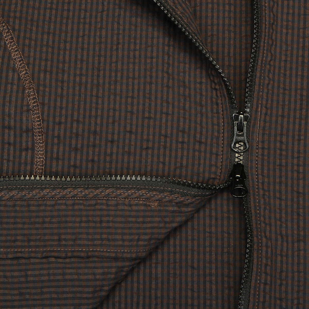 Brain Dead - Women's Gingham Hooded Top
Color : Black