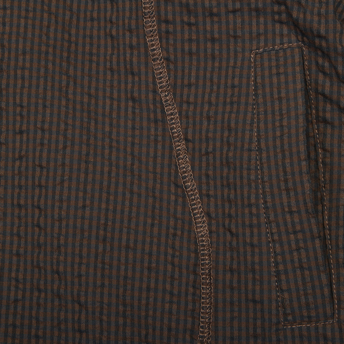 Brain Dead - Women's Gingham Hooded Top
Color : Black