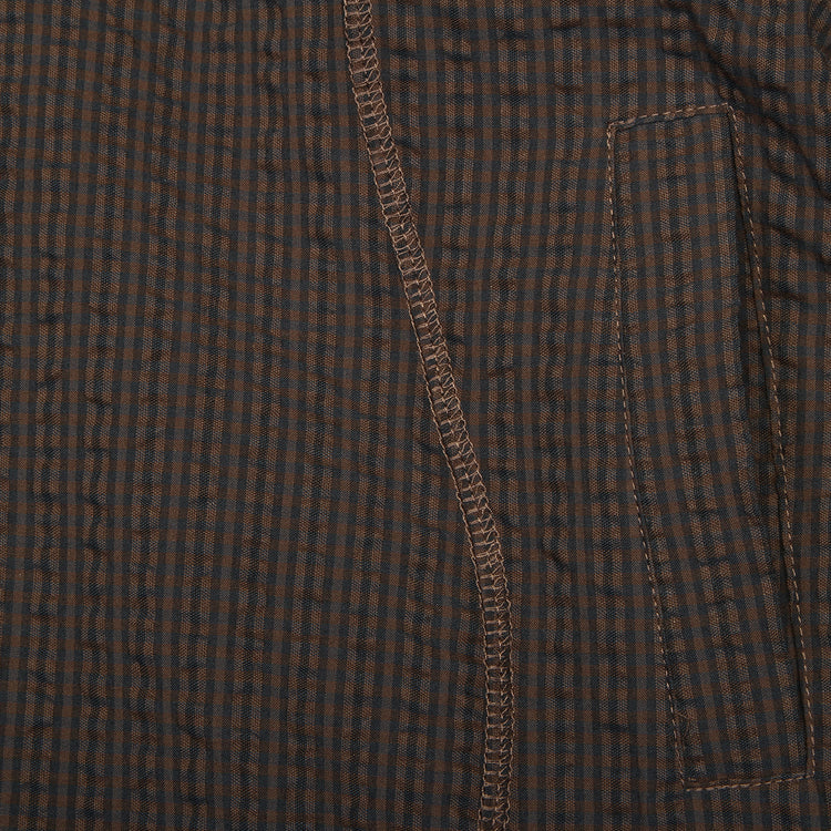 Brain Dead - Women's Gingham Hooded Top
Color : Black