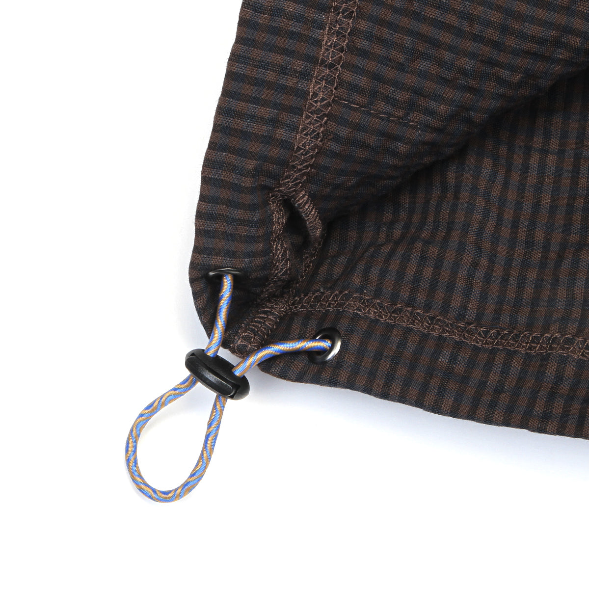 Brain Dead - Women's Gingham Hooded Top
Color : Black