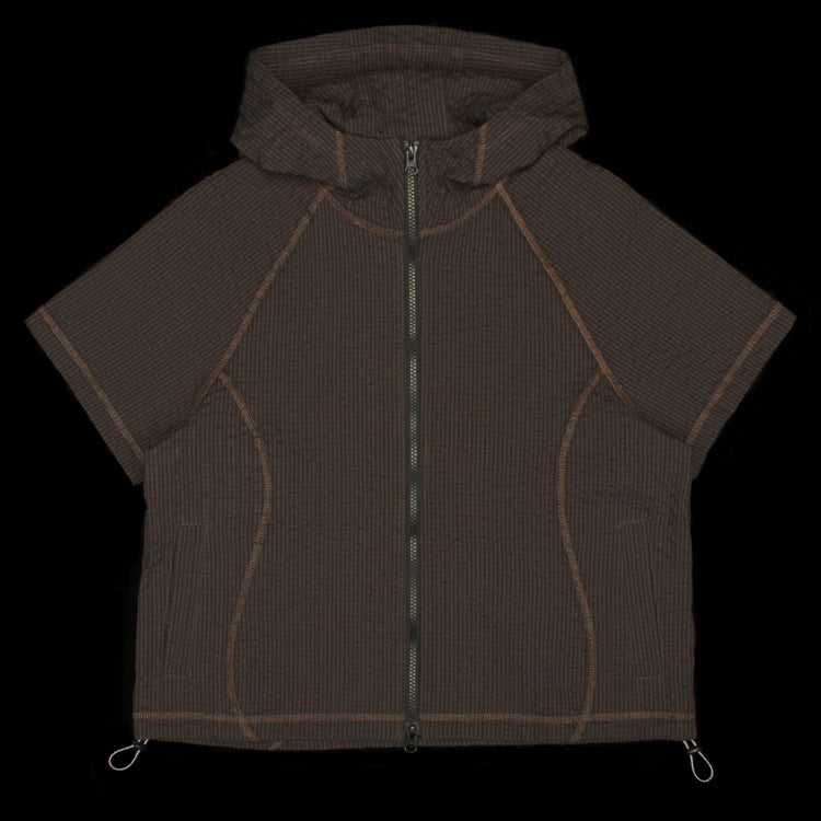 Brain Dead - Women's Gingham Hooded Top
Color : Black