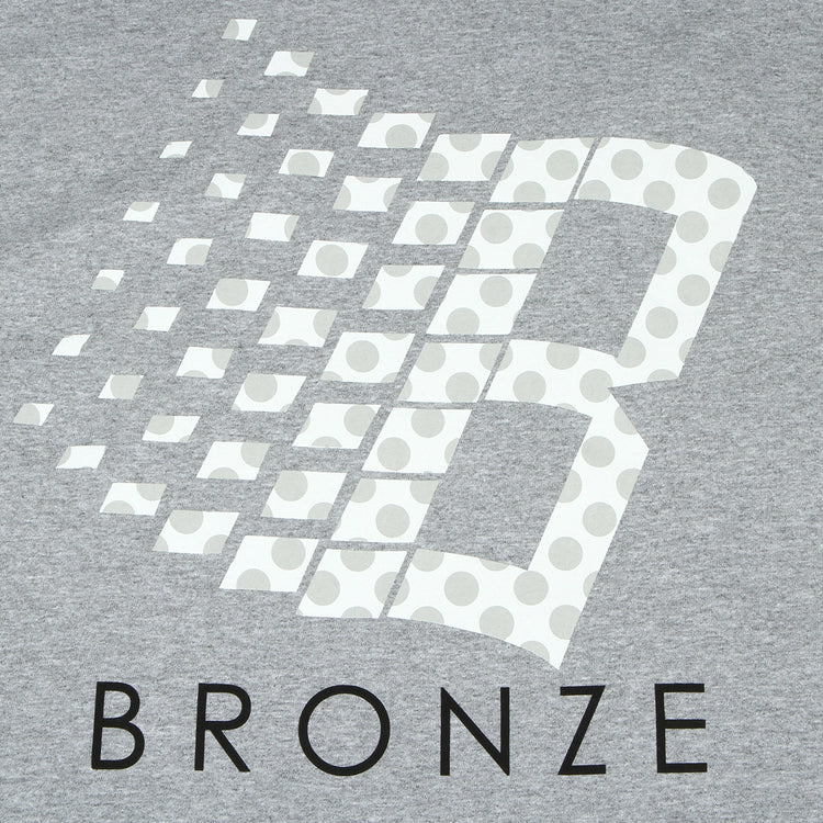 Bronze 56k Polka Dot Logo T-Shirt Grey