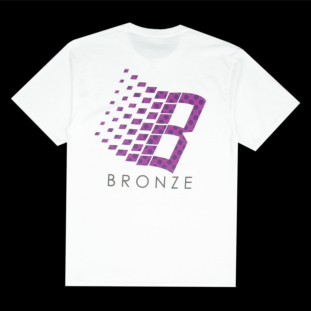 Bronze 56k Polka Dot Logo T-Shirt White