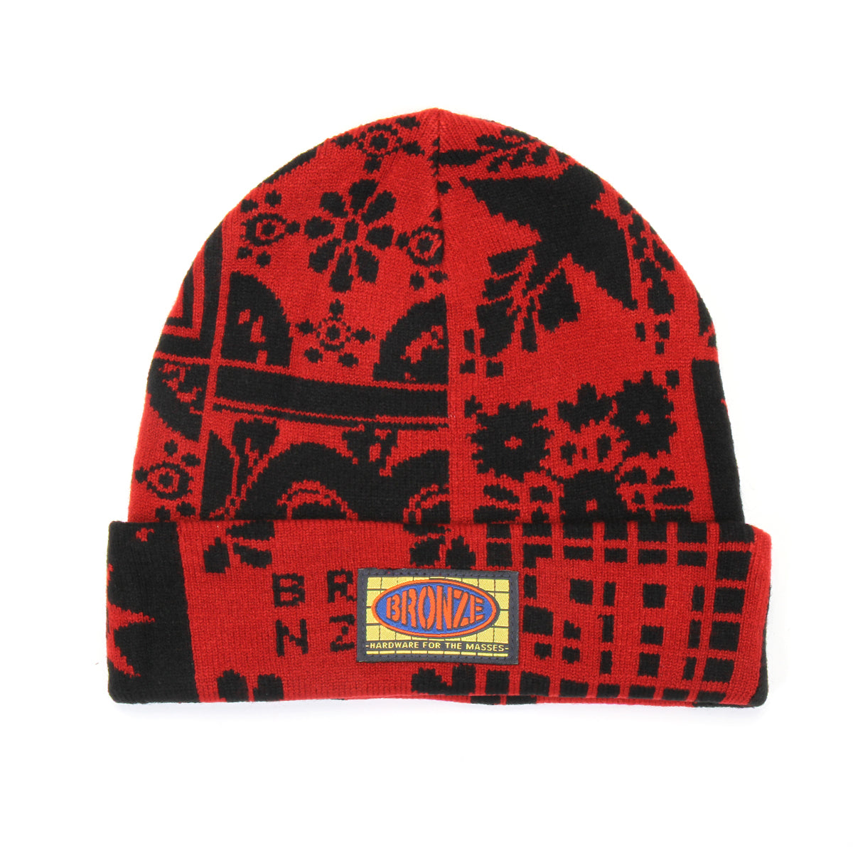 Bronze 56k | Azulejo Beanie
Color : Red / Black