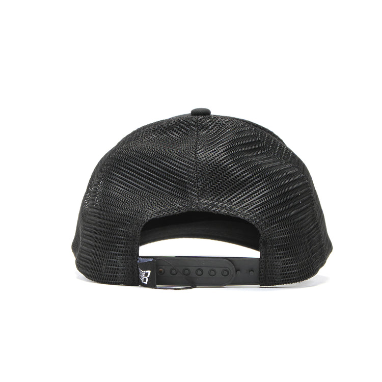 Bronze 56k | Bullseye Trucker Hat
Color : Black