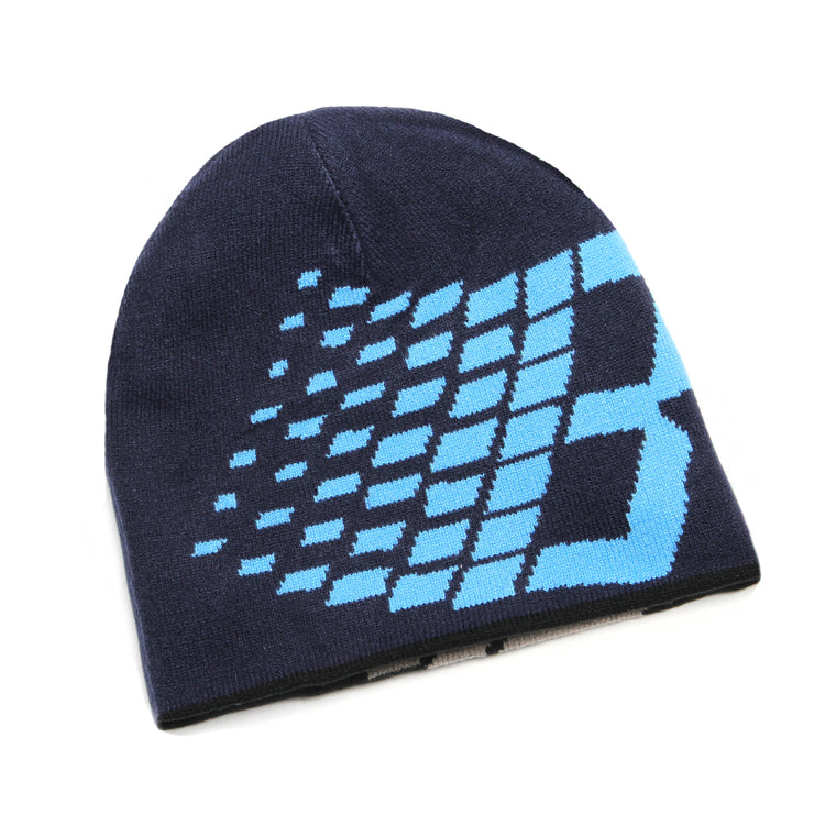 Bronze 56k | Reversible Fatso B Skully Beanie
Color : Navy / Black