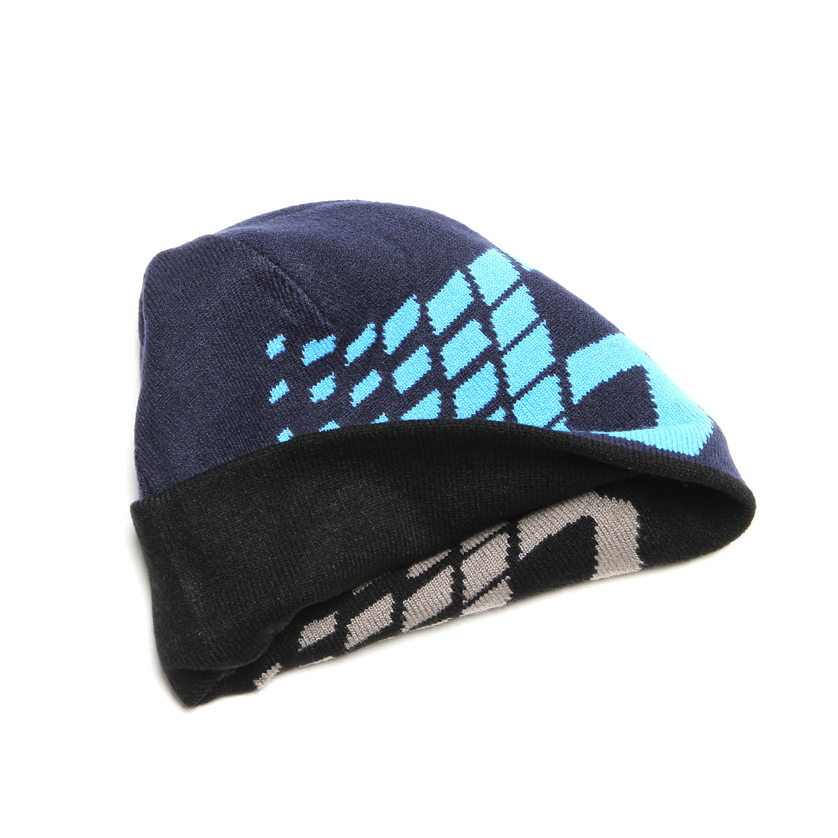 Bronze 56k | Reversible Fatso B Skully Beanie
Color : Navy / Black