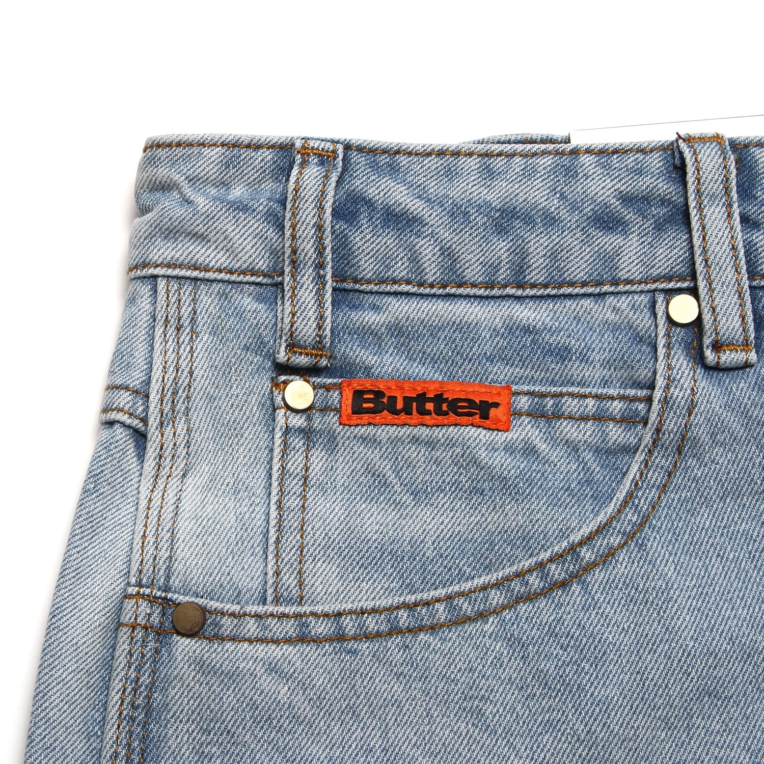Butter Goods | Baggy Denim Shorts Color : Light Blue