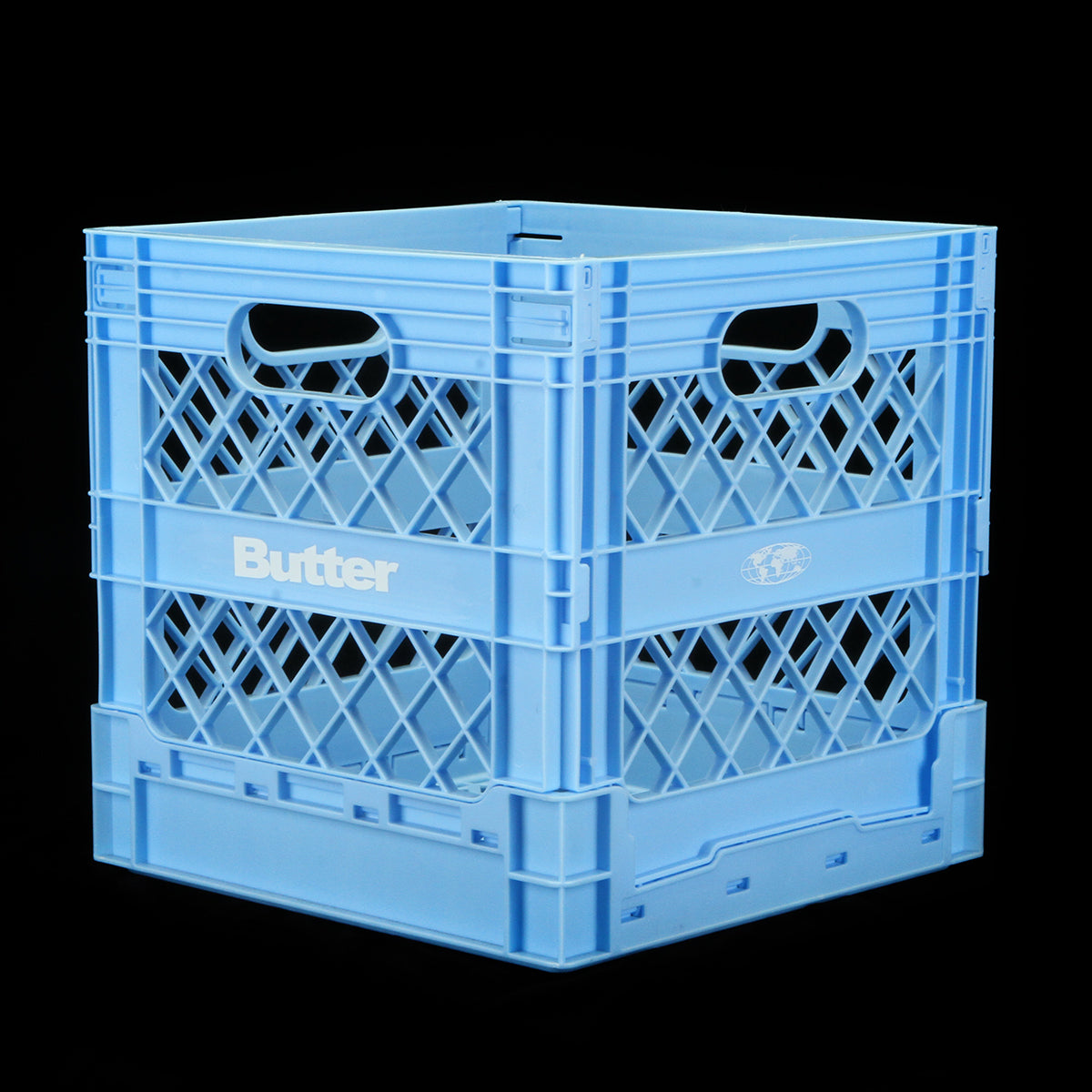 Butter Goods - Collapsable Record Crate
Color : Sky Blue