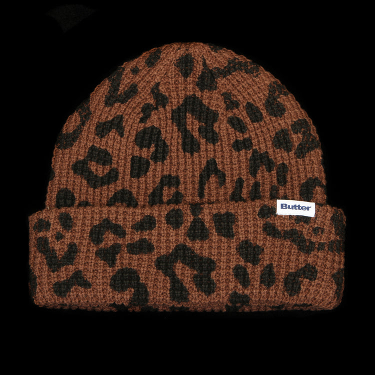 Butter Goods - Distressed Waffle Beanie
Color : Leopard