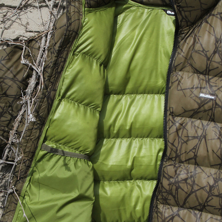 Butter Goods - Endure Puffer Jacket
Color : Thorn Camo
