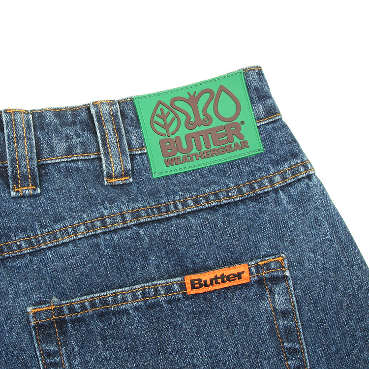 Butter Goods - Weathergear Denim Jeans
Color : Repaired Indigo