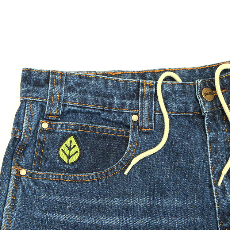 Butter Goods - Weathergear Denim Short
Color : Repaired Indigo