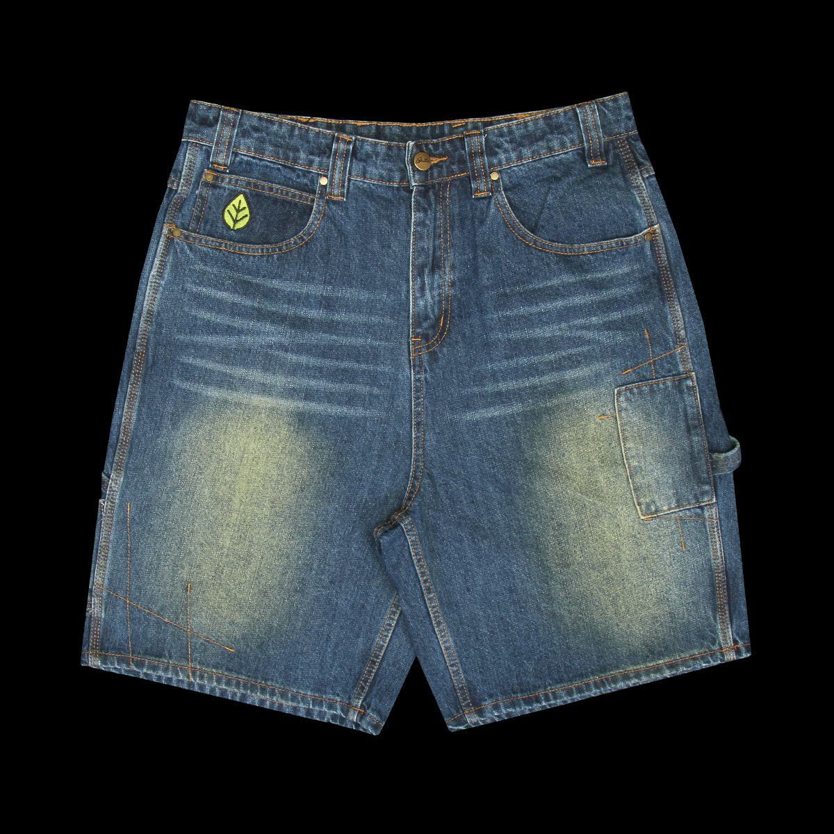 Butter Goods - Weathergear Denim Short
Color : Repaired Indigo