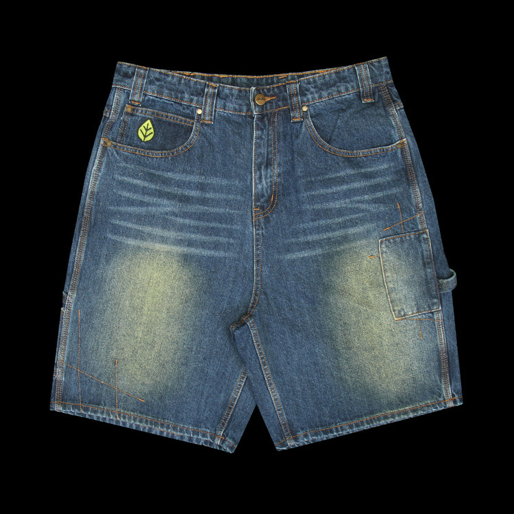 Butter Goods - Weathergear Denim Short
Color : Repaired Indigo