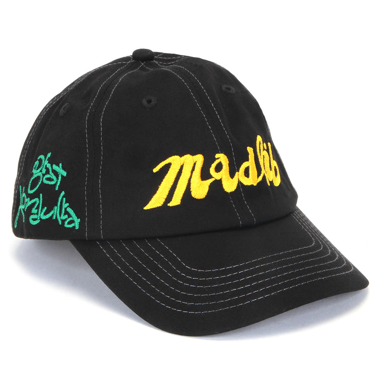 Butter Goods x Madlib - Alias 6 Panel Cap
Color : Black