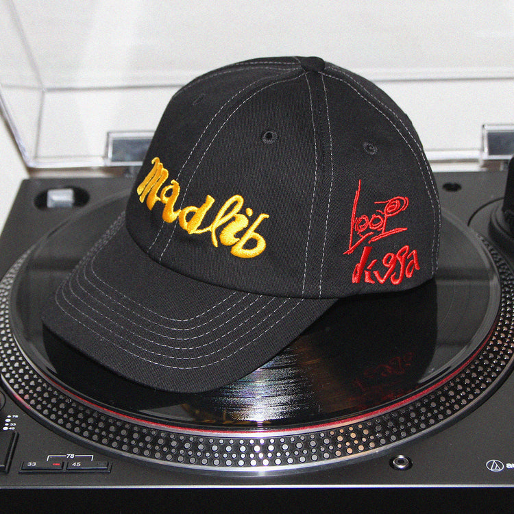 Butter Goods x Madlib - Alias 6 Panel Cap
Color : Black