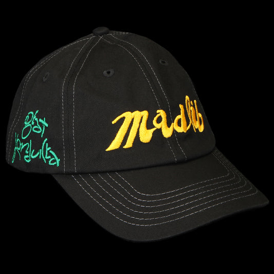 Butter Goods x Madlib - Alias 6 Panel Cap
Color : Black