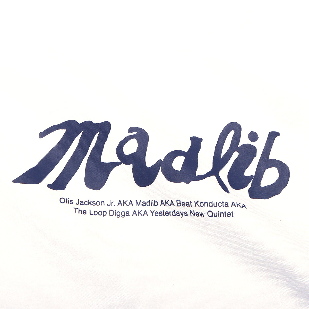 Butter Goods x Madlib - Alias T-Shirt
Color : White