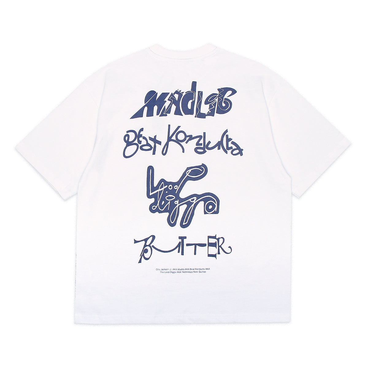 Butter Goods x Madlib - Alias T-Shirt
Color : White