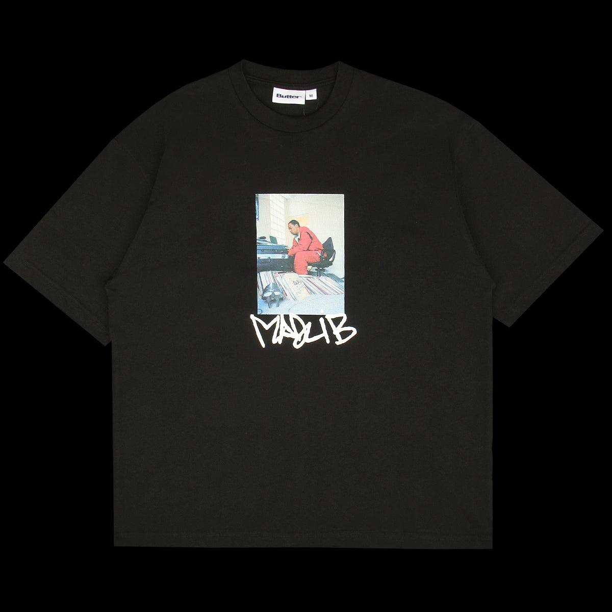 Butter Goods x Madlib - Bomb Shelter T-Shirt
Color : Black
