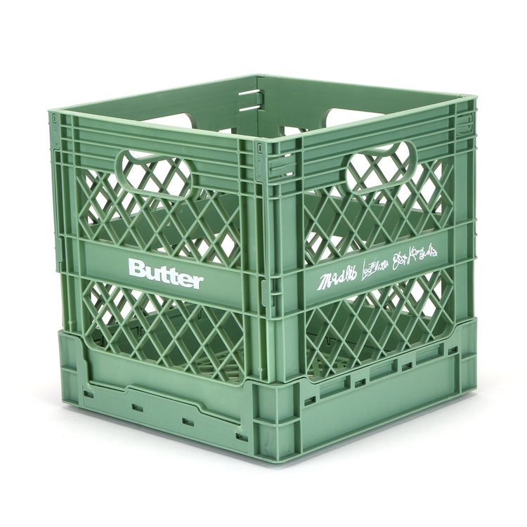 Butter Goods x Madlib - Collapsable Record Crate
Color : Sage