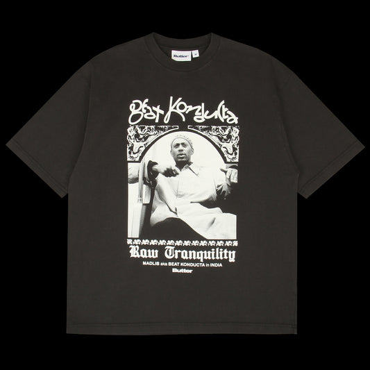 Butter Goods x Madlib - India T-Shirt
Color : Washed Black