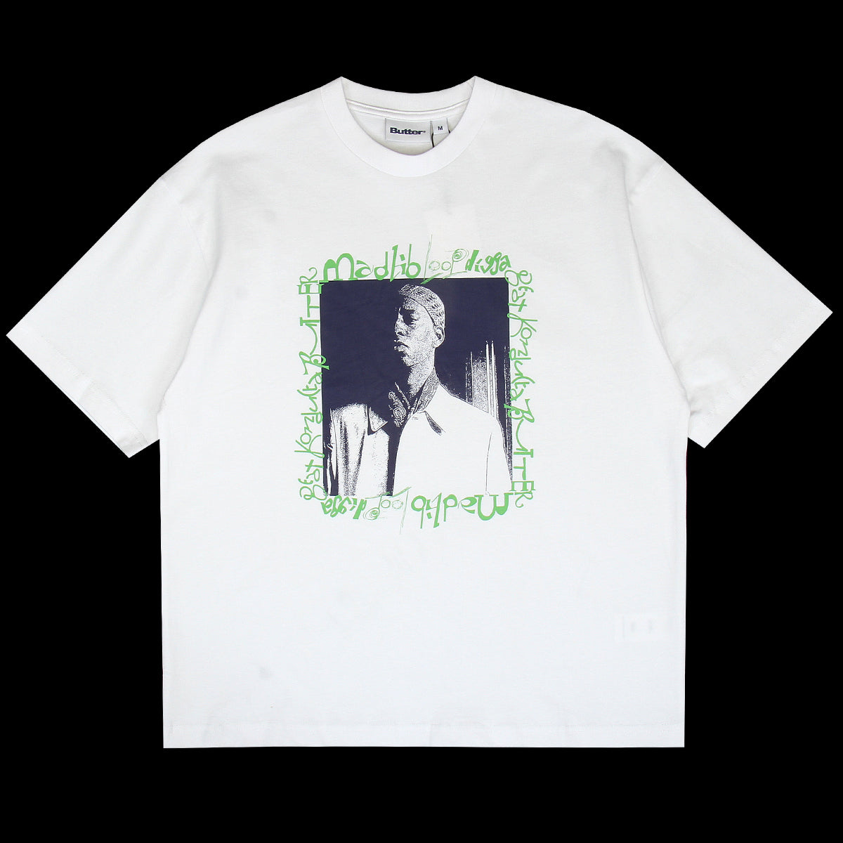 Butter Goods x Madlib - Loop Digga T-Shirt
Color : White
