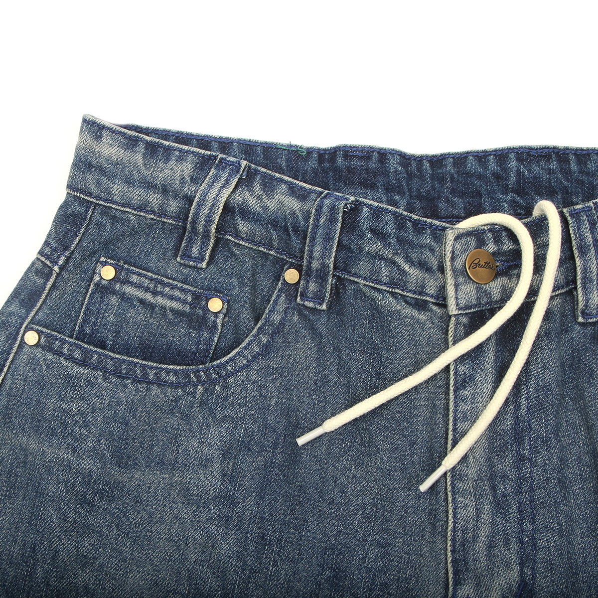 Butter Goods - Wide Cut Denim Jeans
Color : Faded Work Blue