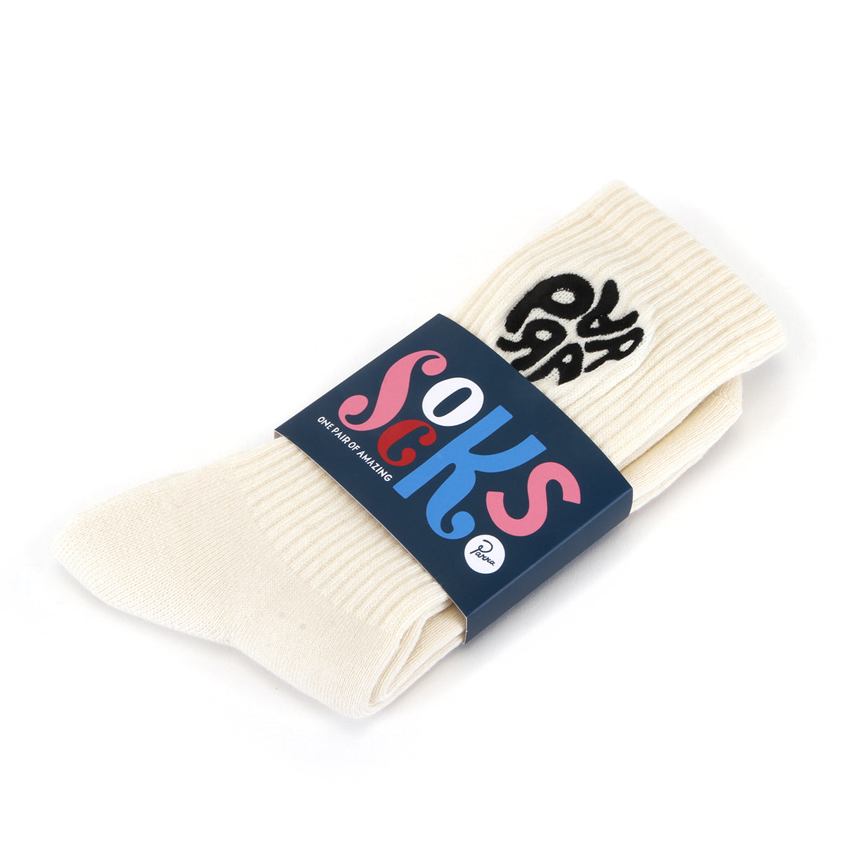 by Parra - 1976 Logo Crew Sock
Color : Off White