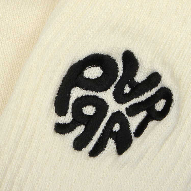 by Parra - 1976 Logo Crew Sock
Color : Off White