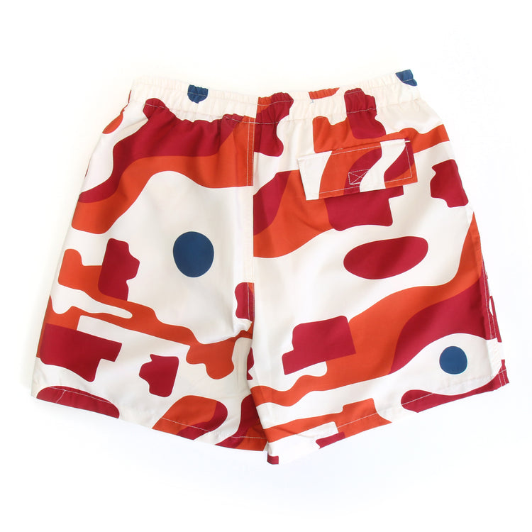 Abstract Mountain Swim Shorts