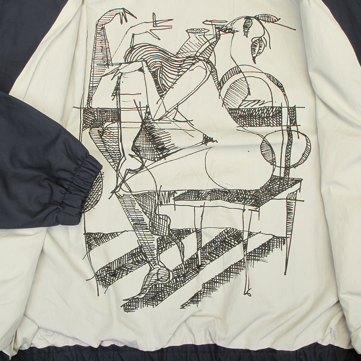 by Parra - Circular Rain Logo Jacket
Style # 56175
Color : Navy Blue