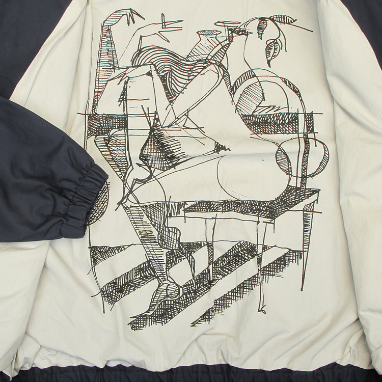 by Parra - Circular Rain Logo Jacket
Style # 56175
Color : Navy Blue