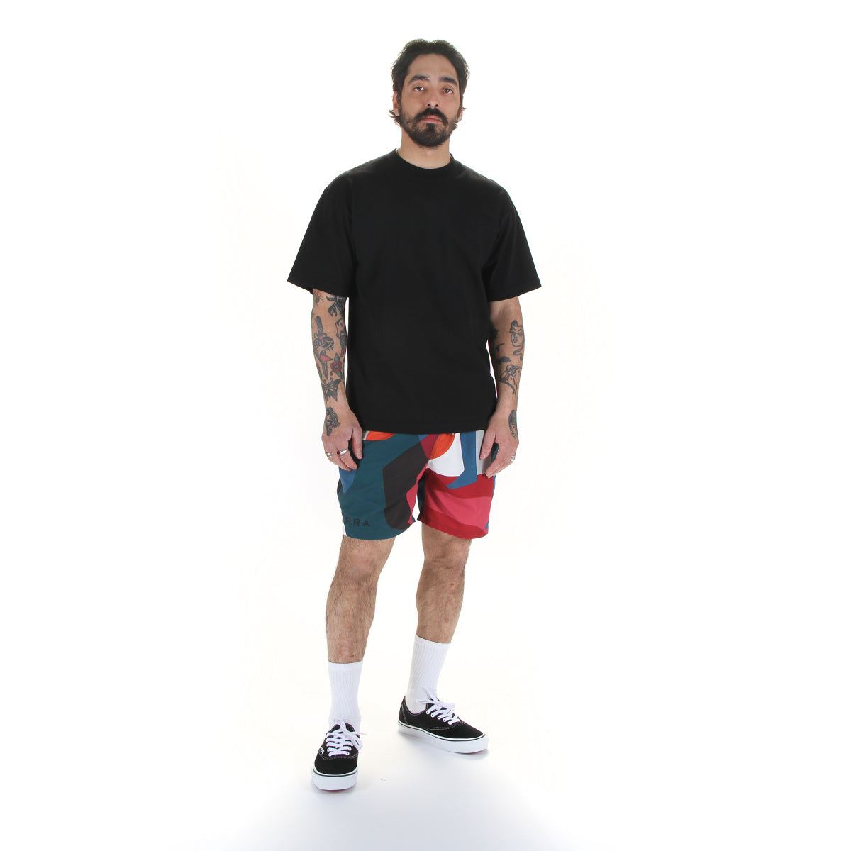 by Parra - Ball To The Face Swim Shorts
Style # 55250
Color : Multi