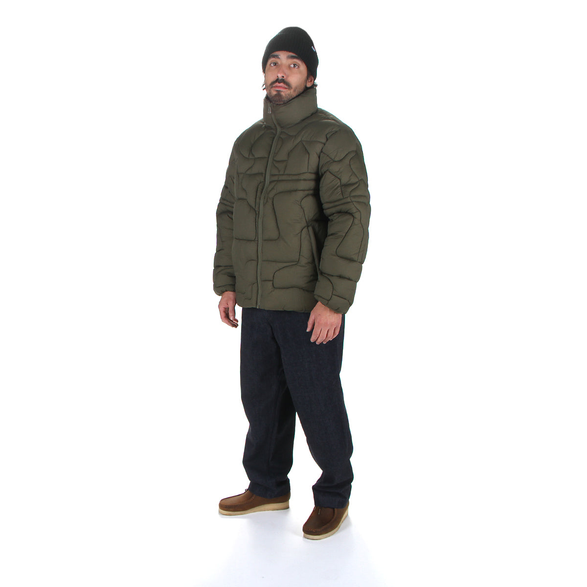 by Parra | Boring Village Puffer Jacket
Color : Green