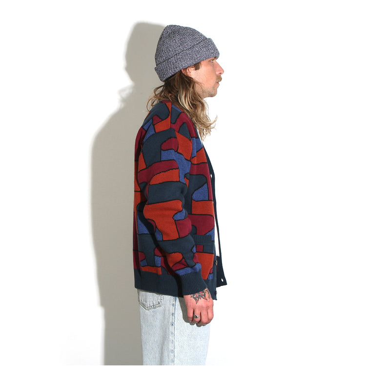 by Parra | Canyons All Over Knitted Cardigan Color : Multi