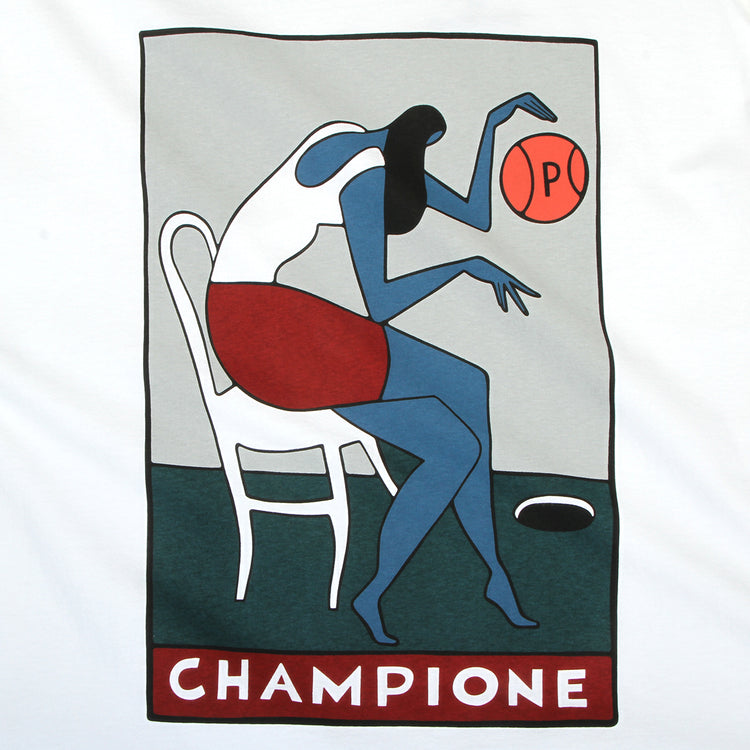 by Parra - Champione T-Shirt
Color : White
