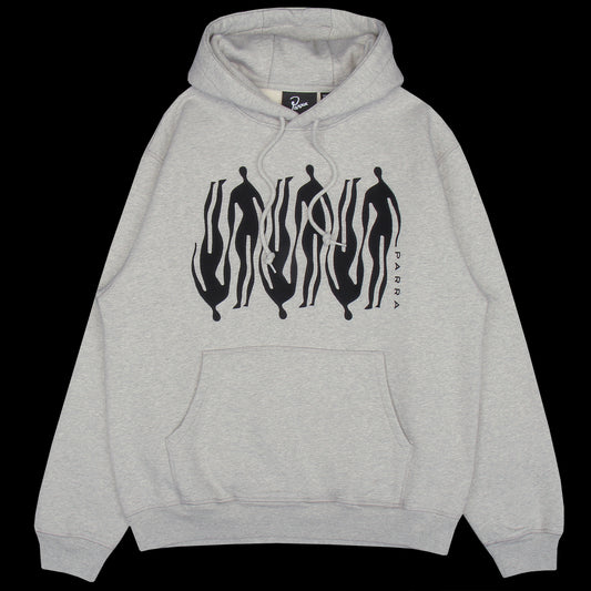 by Parra - Connected Guy Hooded Sweatshirt
Color : Heather Grey
